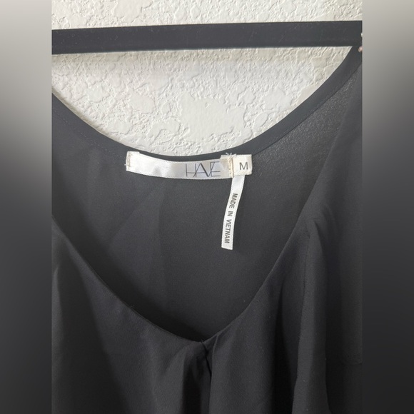 Have Black Ruffle Tank Top - Picture 2 of 2